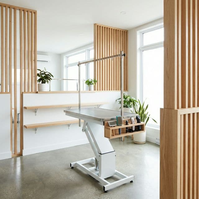 清潔な施術スペース